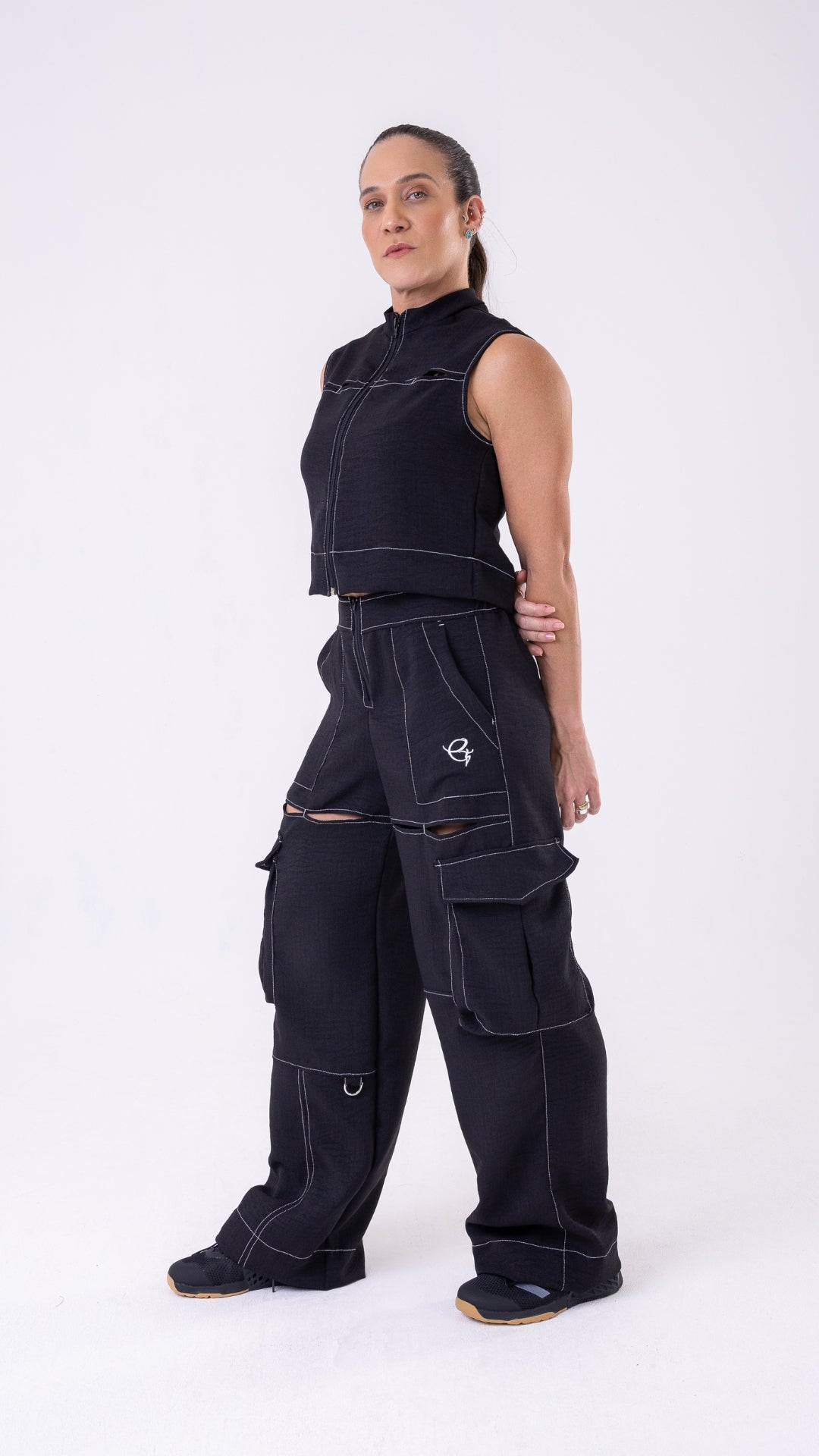Black Fashion Cargo Pants