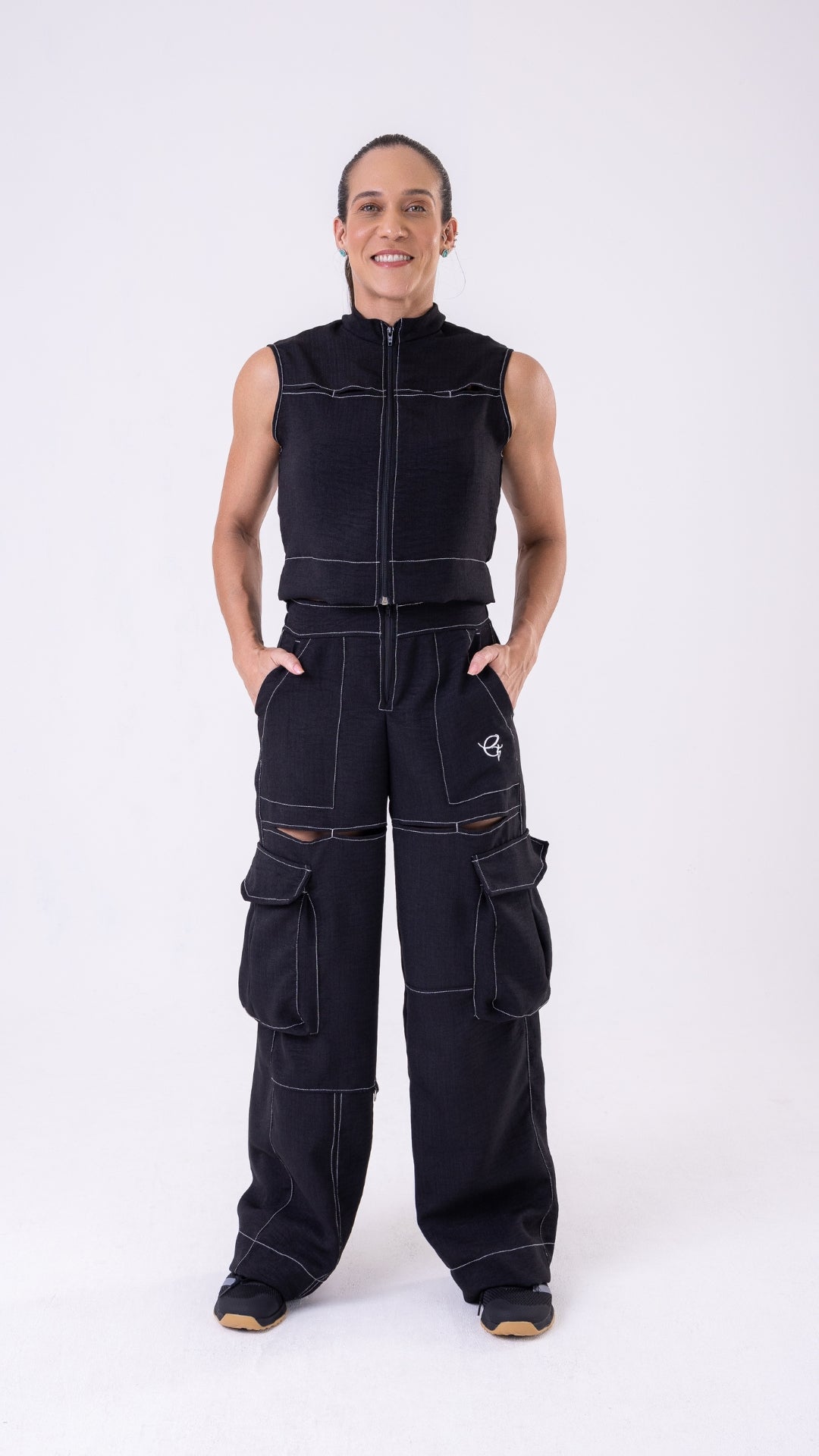 Black Fashion Cargo Pants