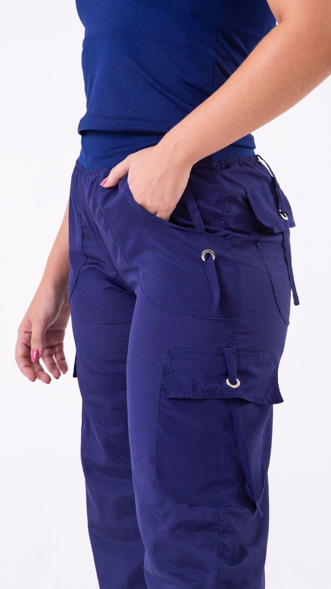 Navy Lis Cargo Pant - Equilibrium Activewear