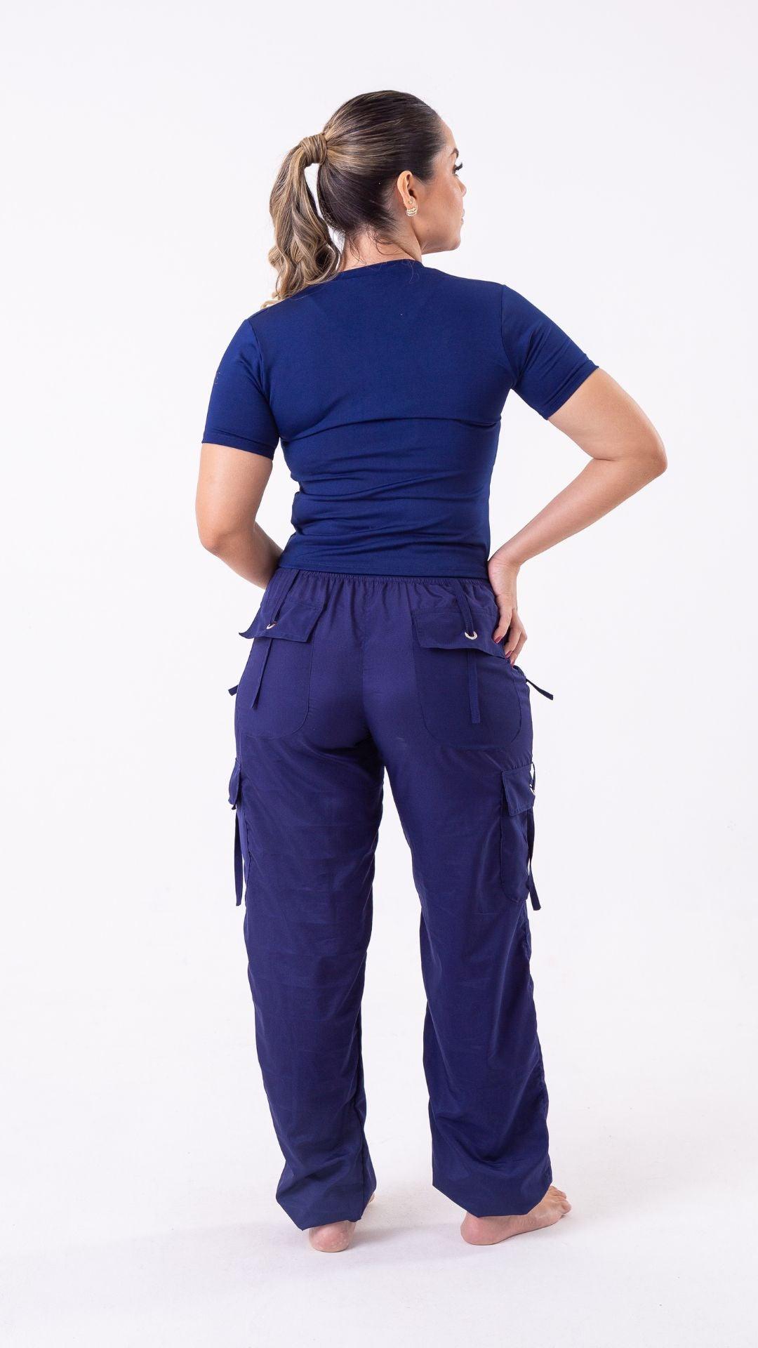 Navy Lis Cargo Pant - Equilibrium Activewear
