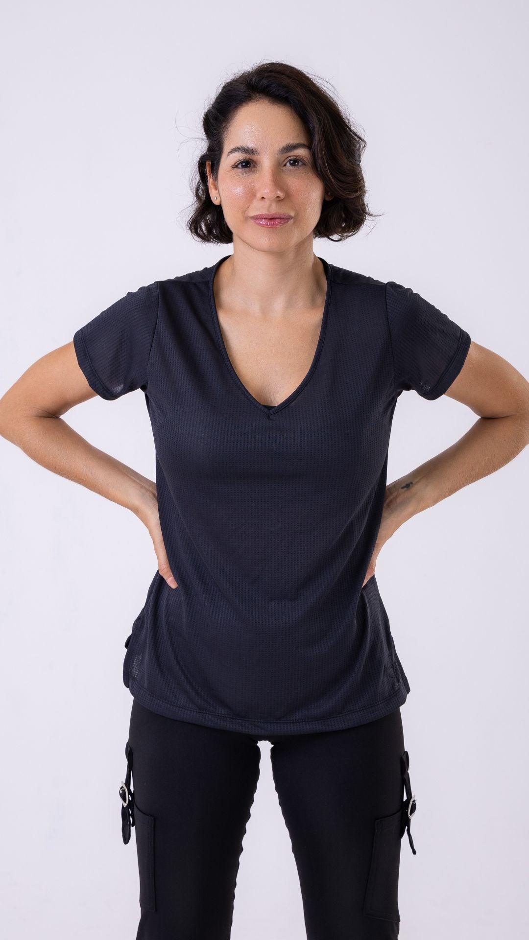Black Dry Julyane T-Shirt - Equilibrium Activewear