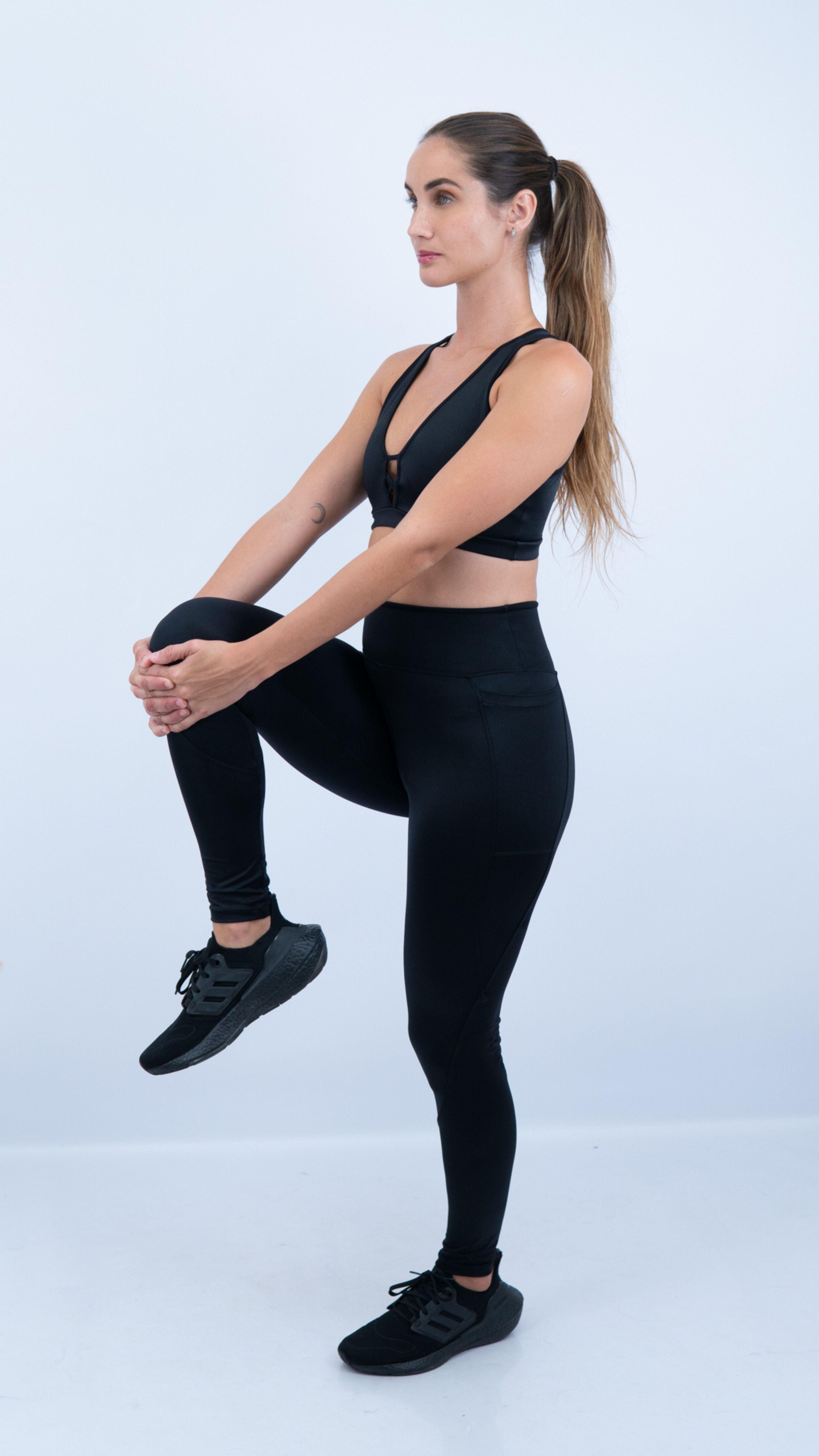 Black Feminine Legging - Equilibrium Activewear