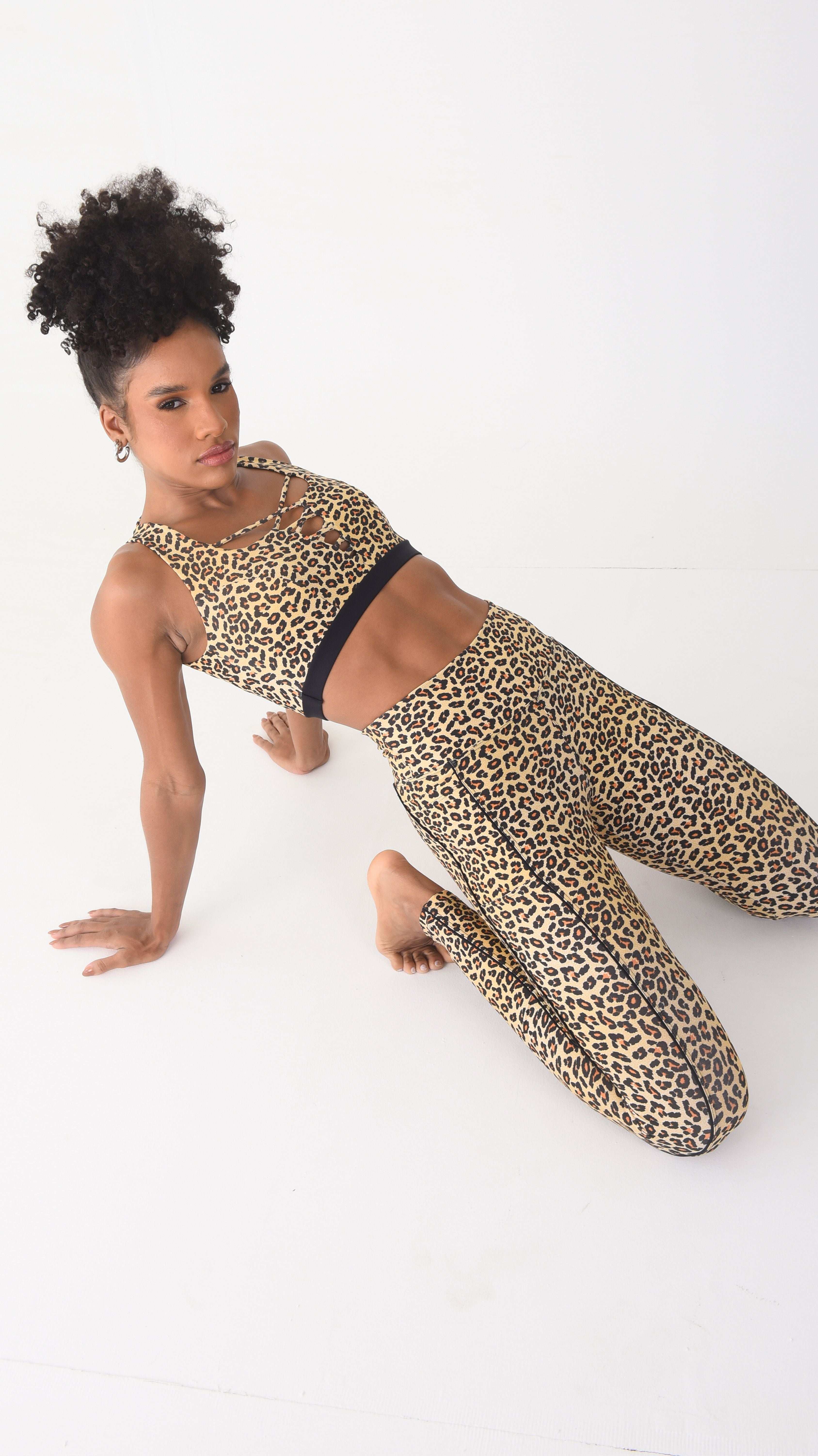 Cheetah Level Up Legging - Equilibrium Activewear