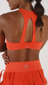 Orange Action Sport Bra - Equilibrium Activewear