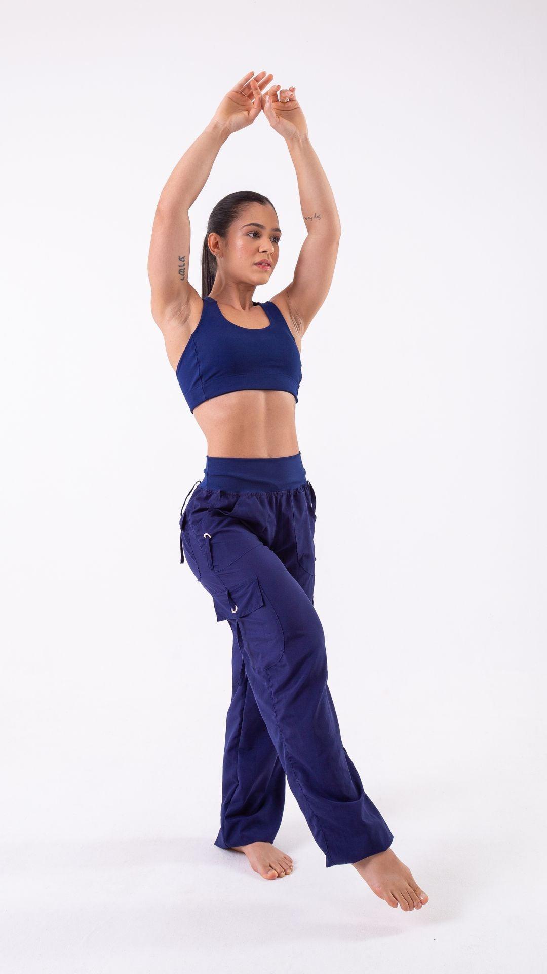 Navy Lis Cargo Pant - Equilibrium Activewear