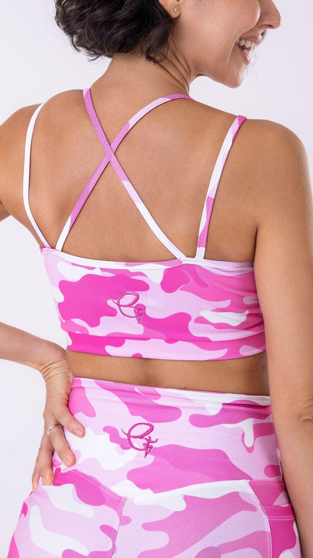 Pink Camo Fernanda Bra - Equilibrium Activewear