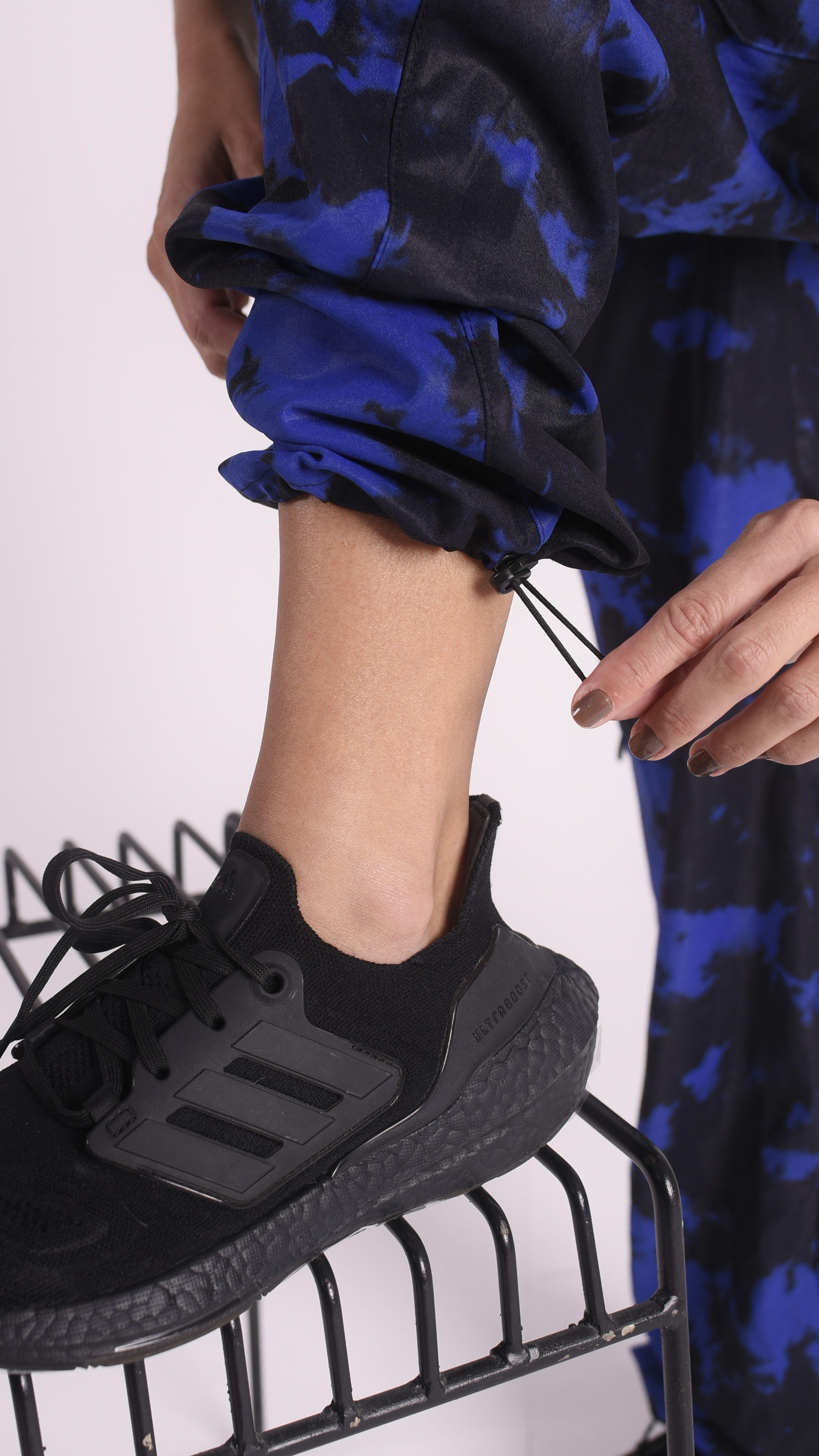 Royal Tie-Dye Lis Cargo Pants - Equilibrium Activewear