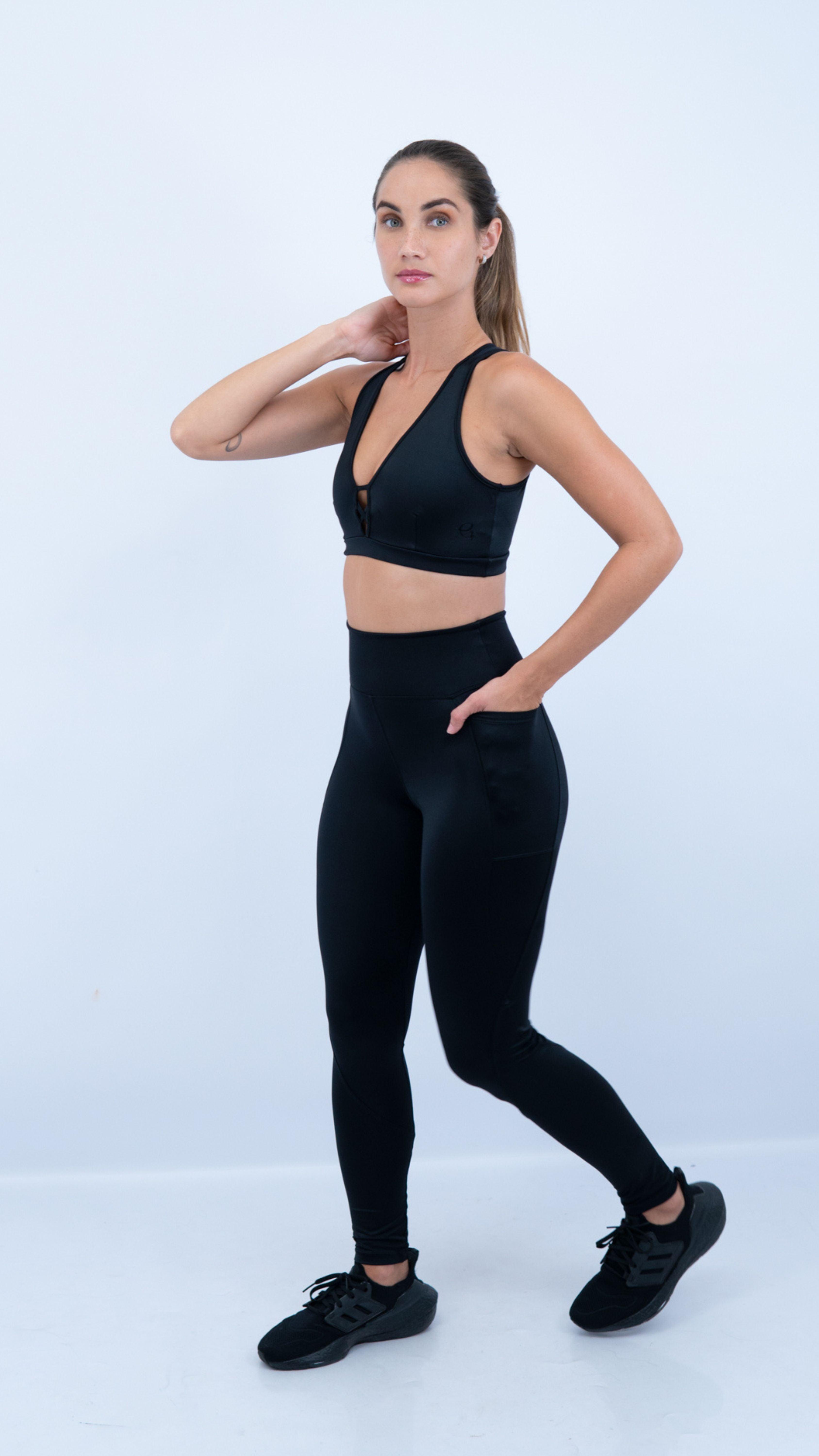 Black Feminine Legging - Equilibrium Activewear