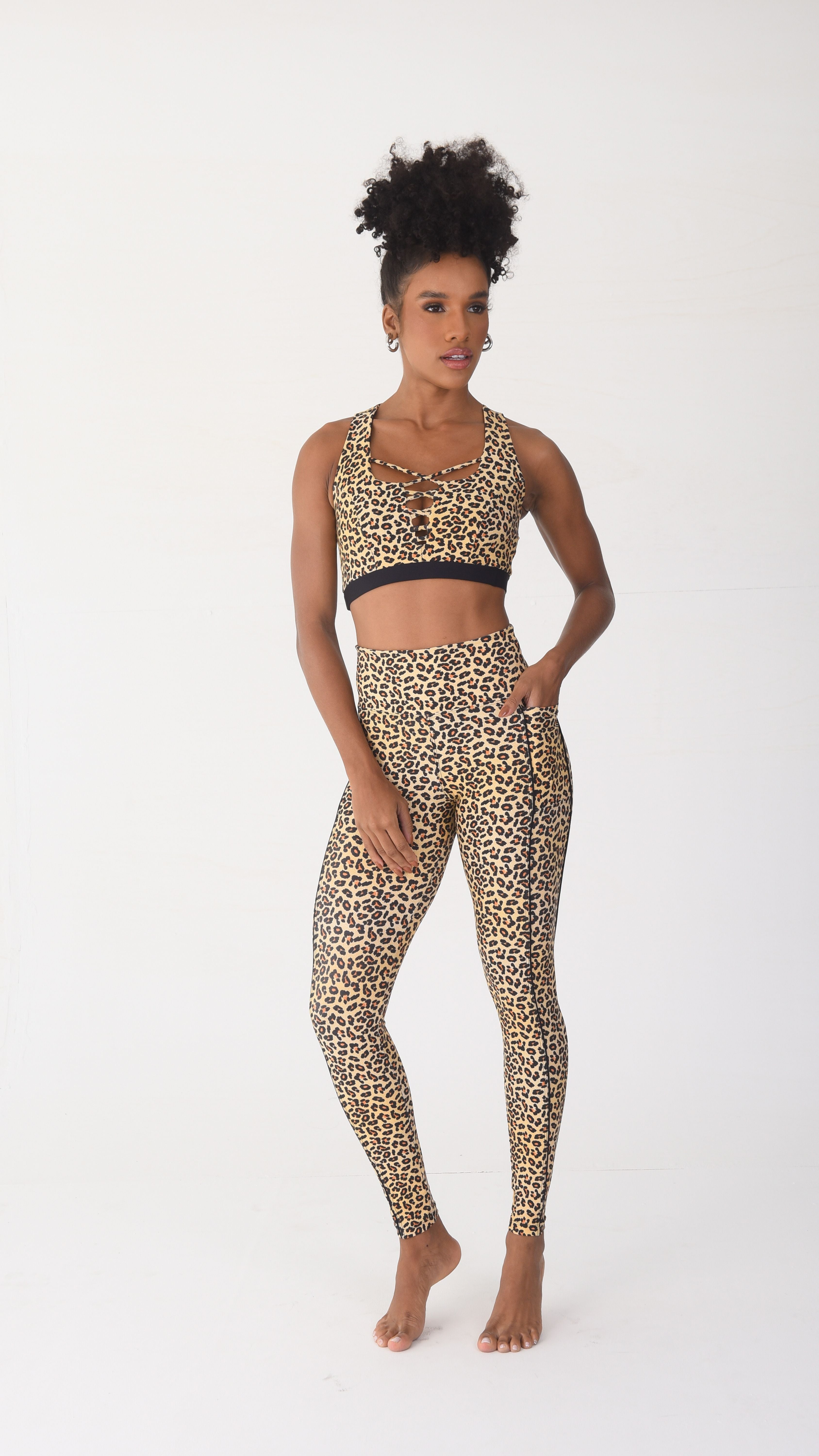 Cheetah Priscilla Bra - Equilibrium Activewear