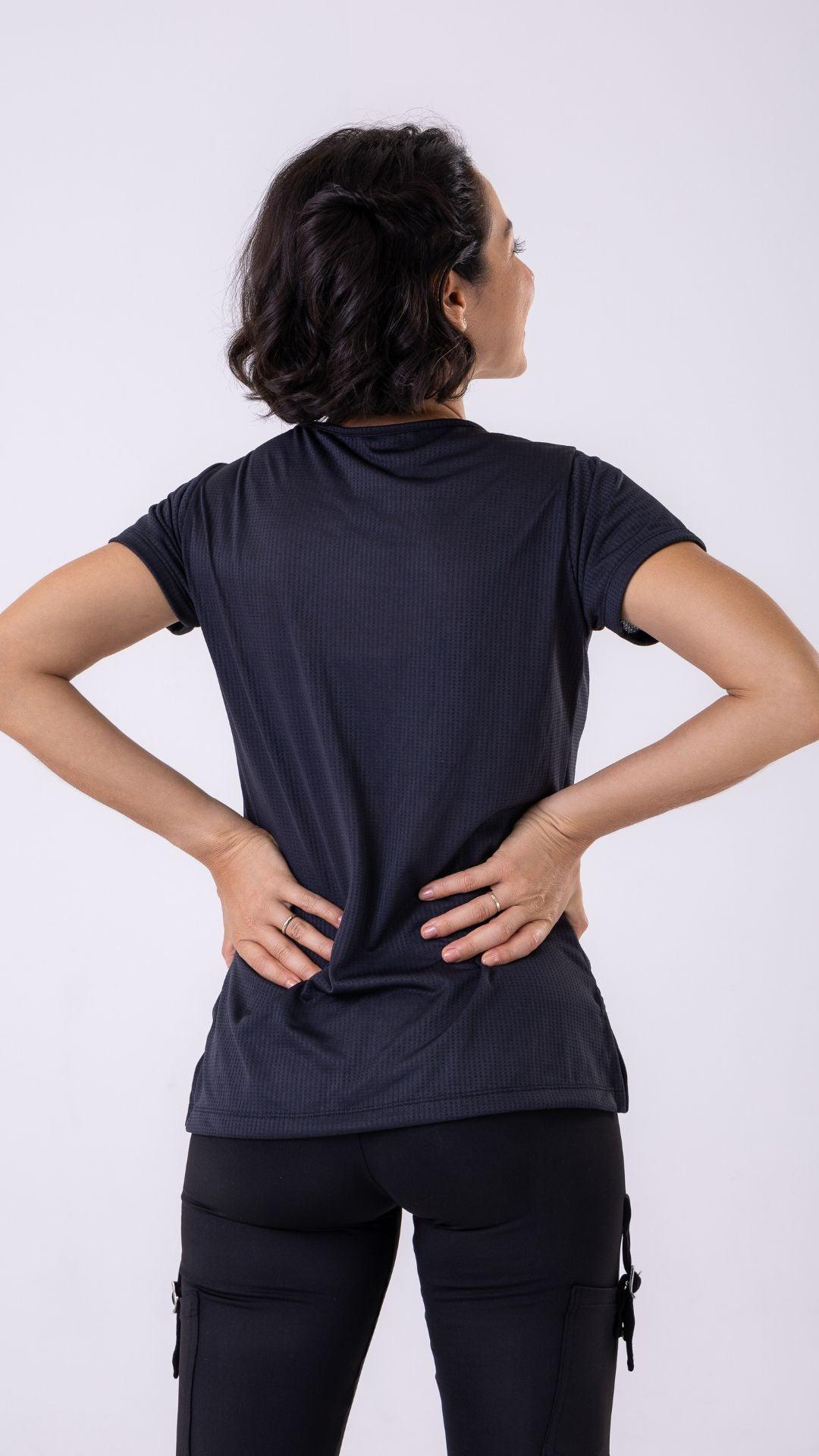 Black Dry Julyane T-Shirt - Equilibrium Activewear