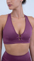 Mauve Feminine Bra - Equilibrium Activewear