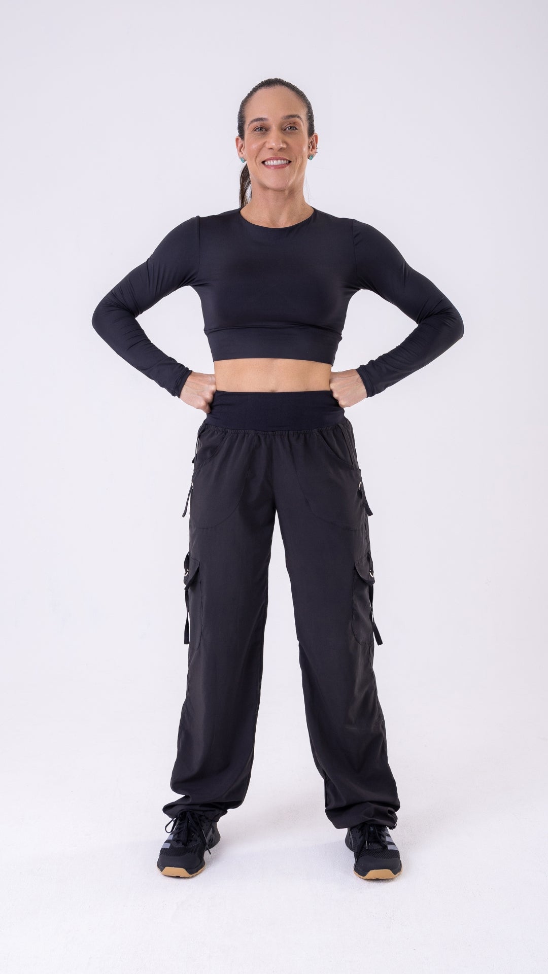 Black Timeless Crop Tank