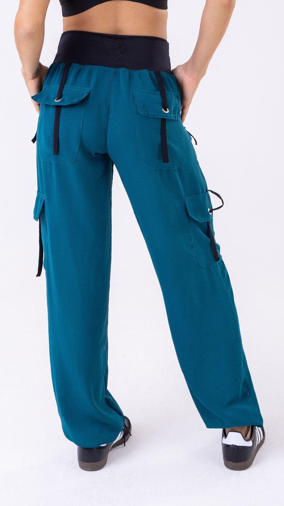 Petrol Lis Cargo Pants - Equilibrium Activewear