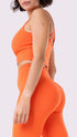 Orange Strappy Mandy Bra - Equilibrium Activewear