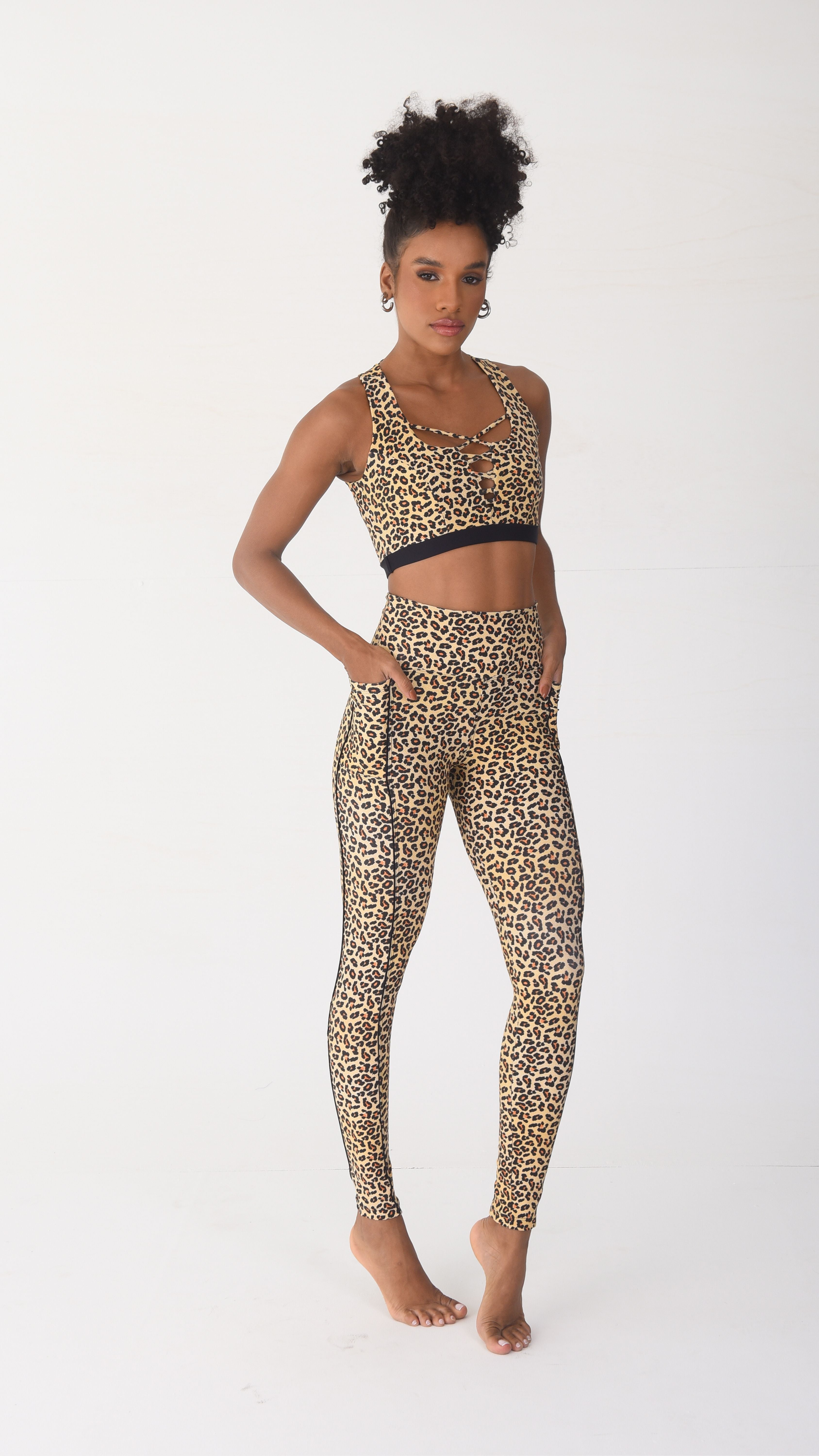 Cheetah Level Up Legging - Equilibrium Activewear