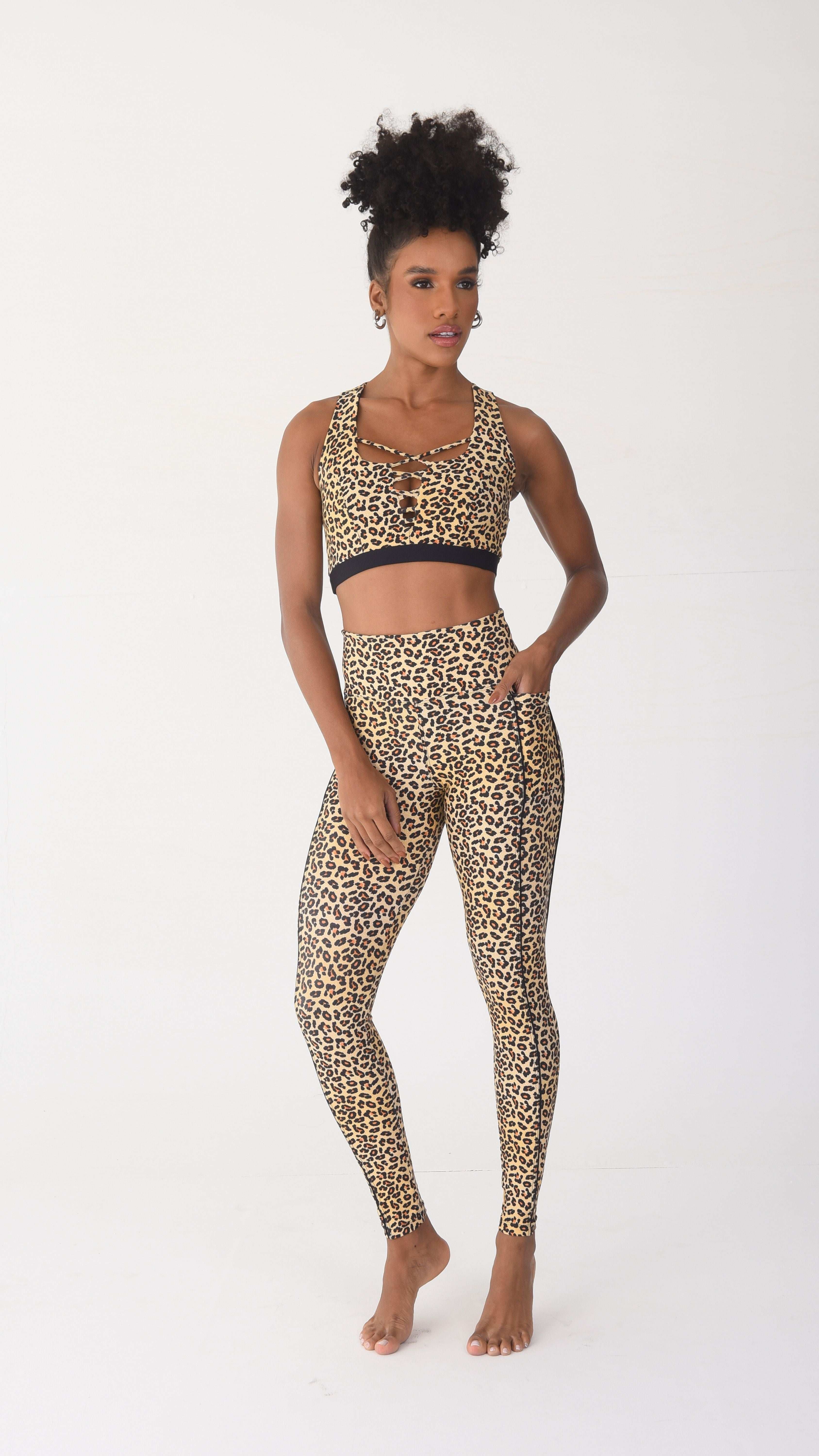 Cheetah Level Up Legging - Equilibrium Activewear