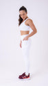 White Feminine Legging - Equilibrium Activewear
