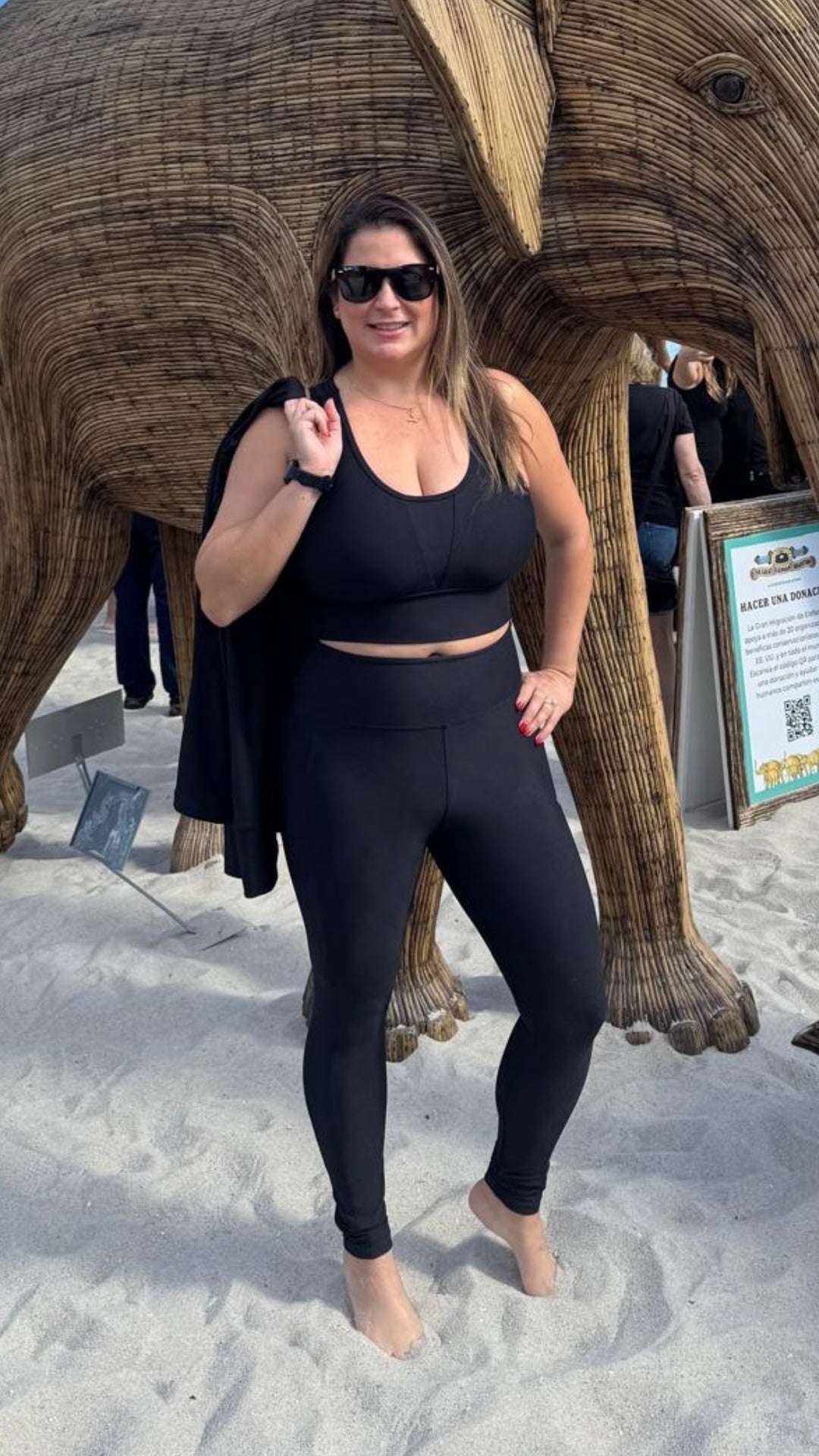 Black Chevron Level Up Legging