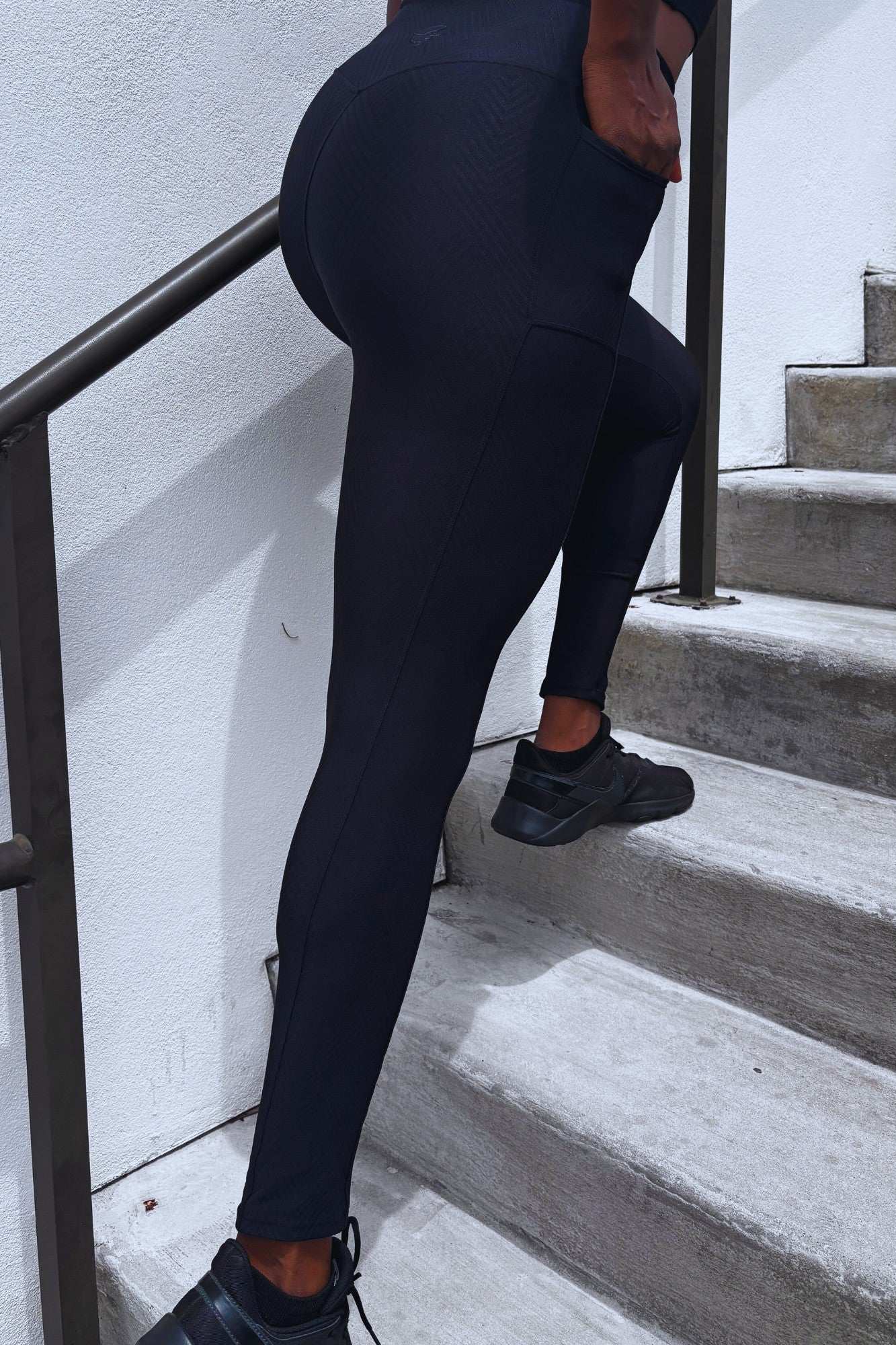Black Chevron Level Up Legging
