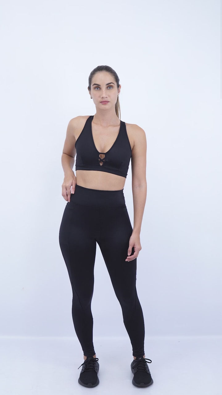 Black Feminine Legging