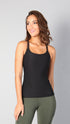 Black Link Tank Top - Equilibrium Activewear