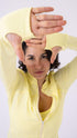Yellow Ribbed Muse Jacket - Equilibrium Activewear