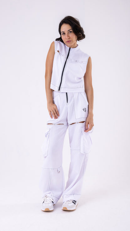 White Fashion Vest