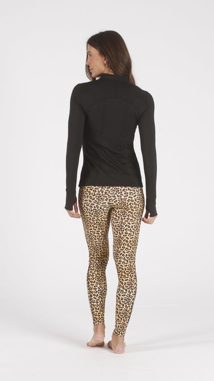 Black Ribbed Muse Jacket