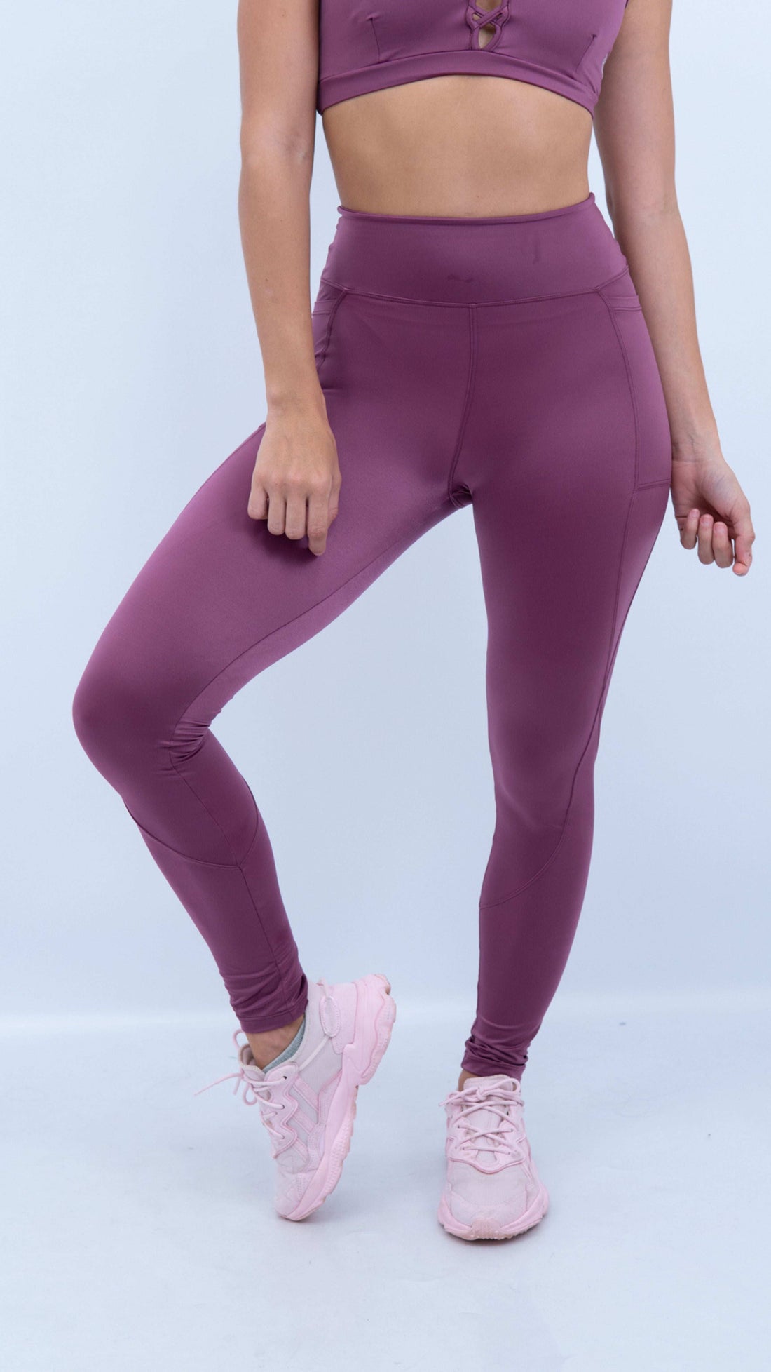 Mauve Feminine Legging - Equilibrium Activewear