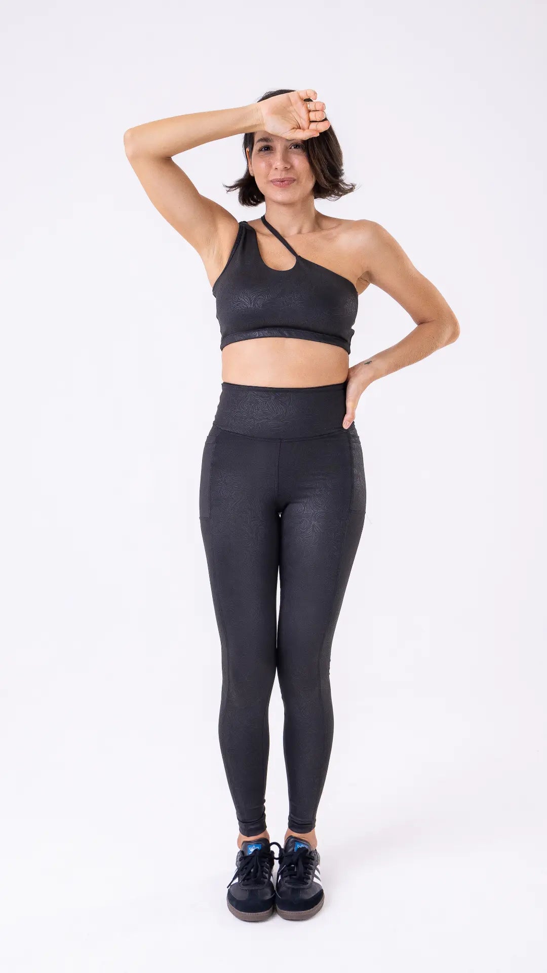 Black Texture Level Up Legging