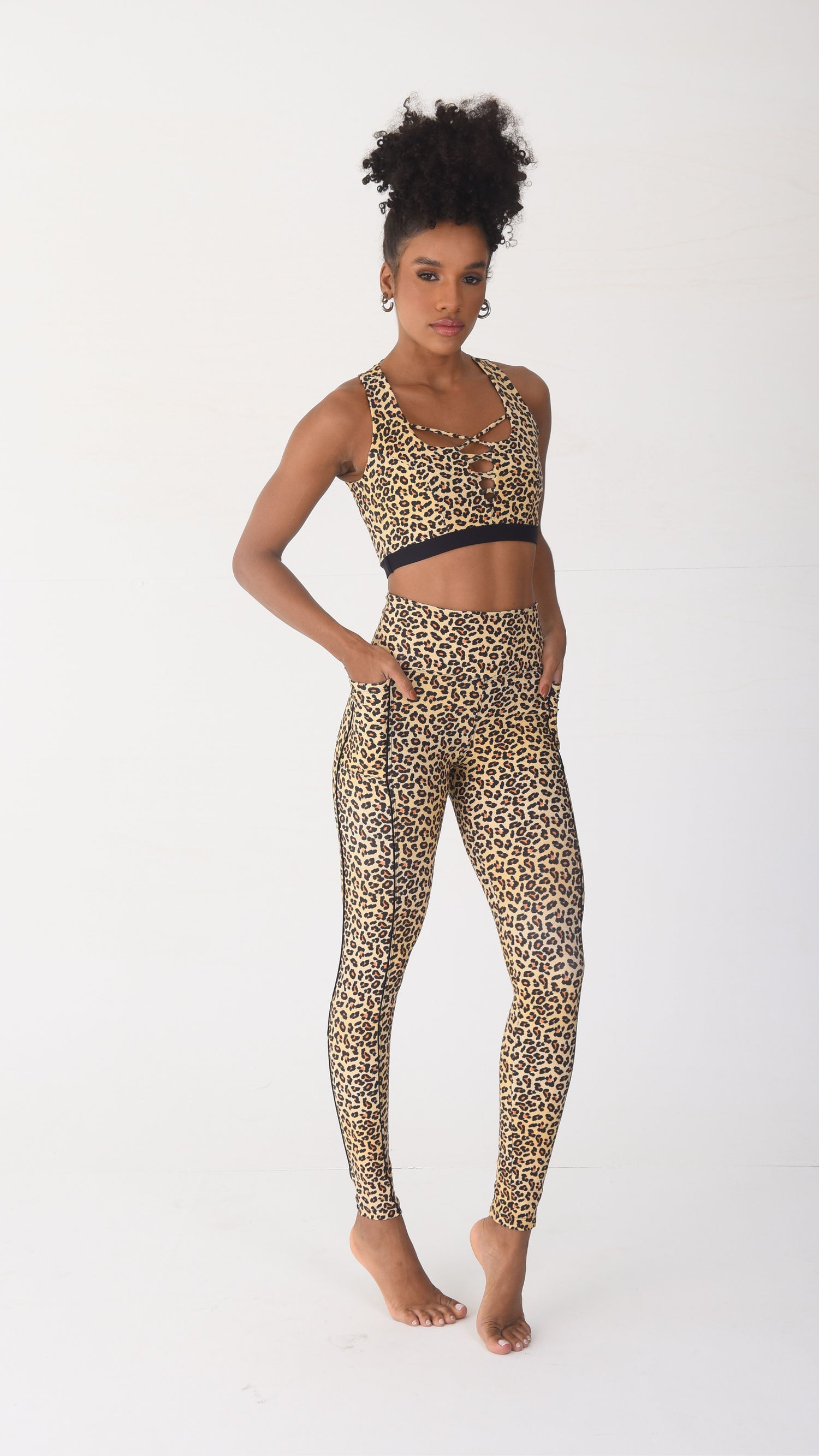 Cheetah Level Up Legging - Equilibrium Activewear