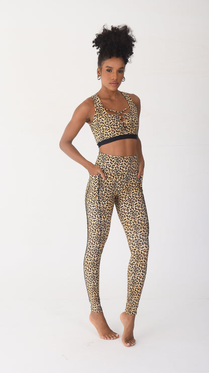 Cheetah Level Up Legging - Equilibrium Activewear