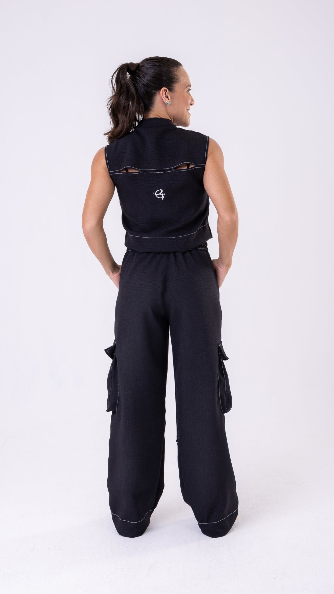 Black Fashion Vest