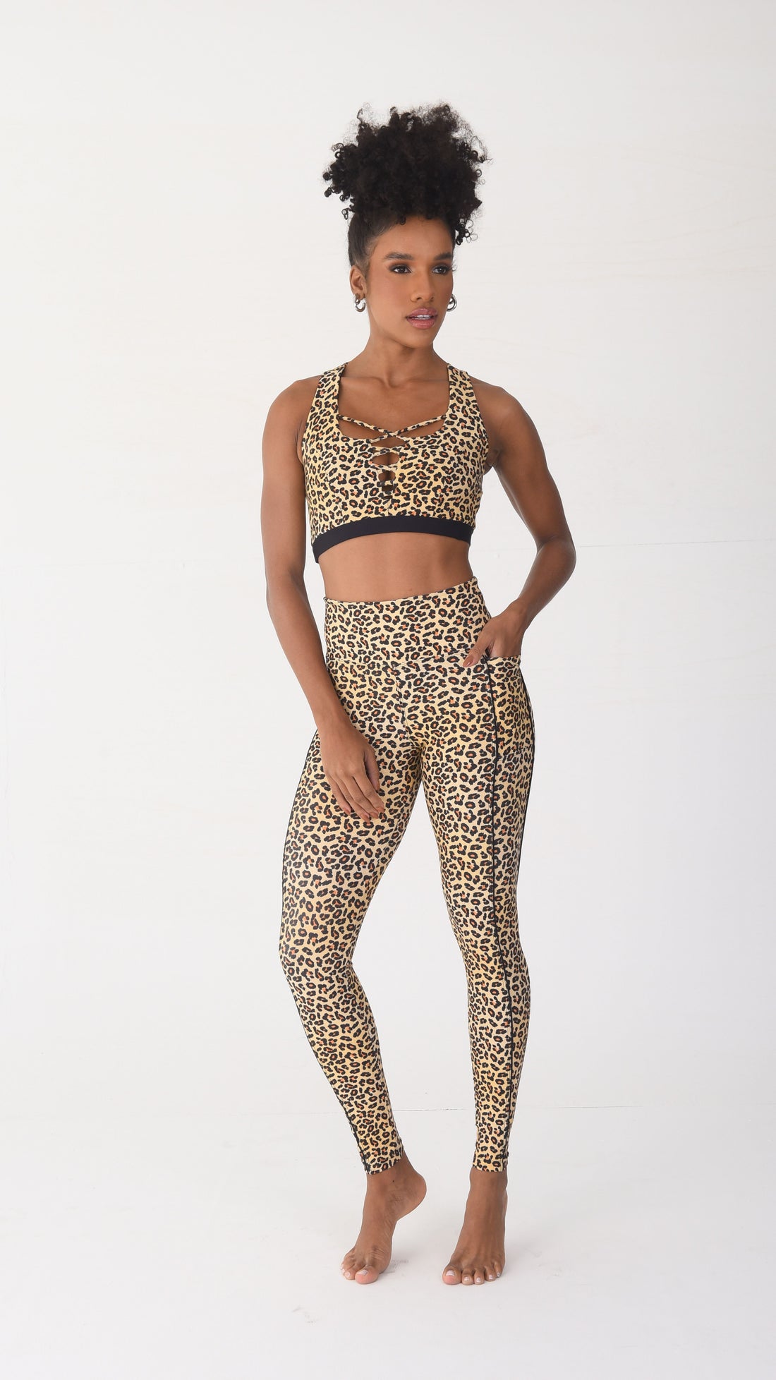 Cheetah Level Up Legging - Equilibrium Activewear