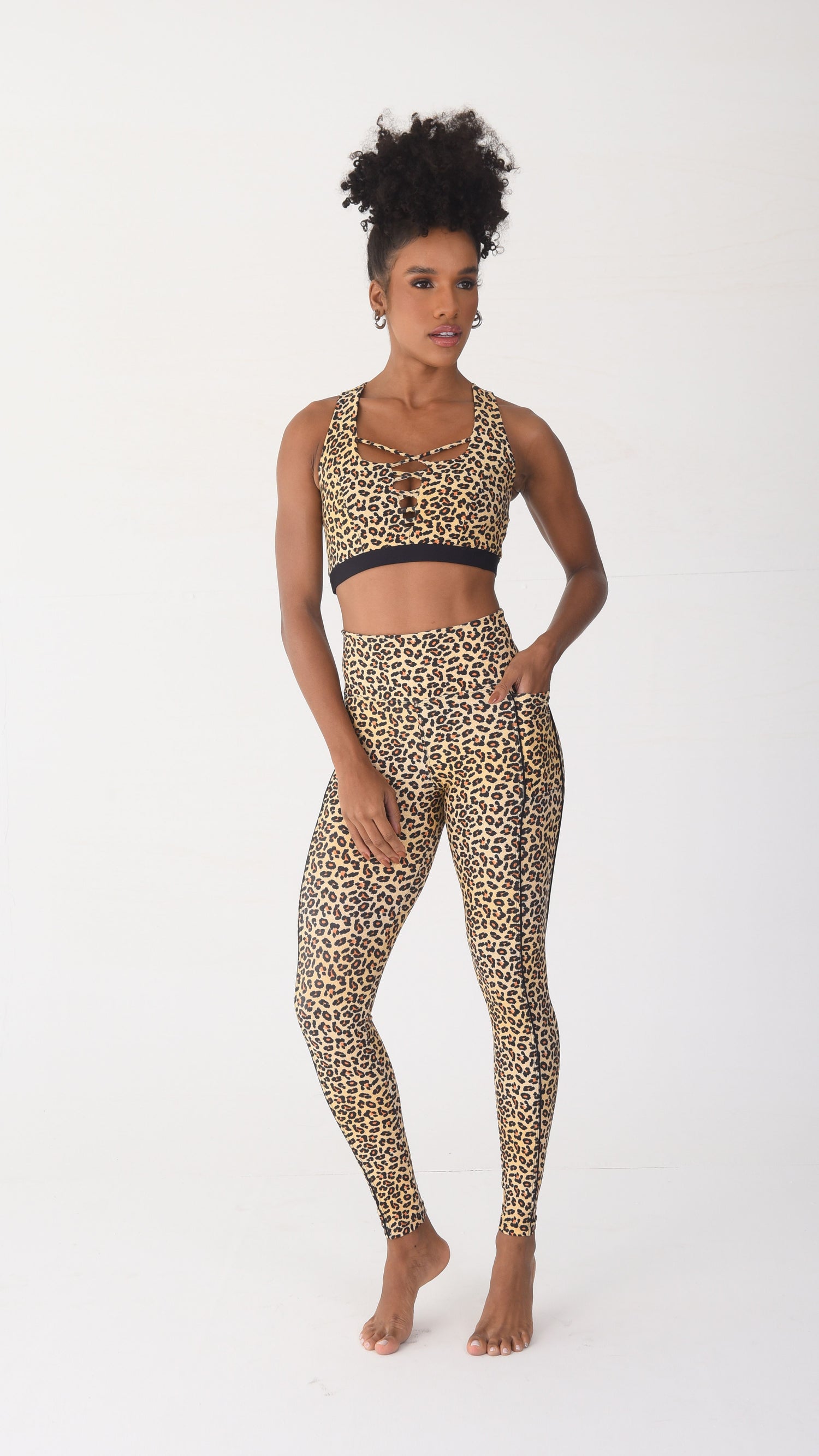 Cheetah Level Up Legging - Equilibrium Activewear