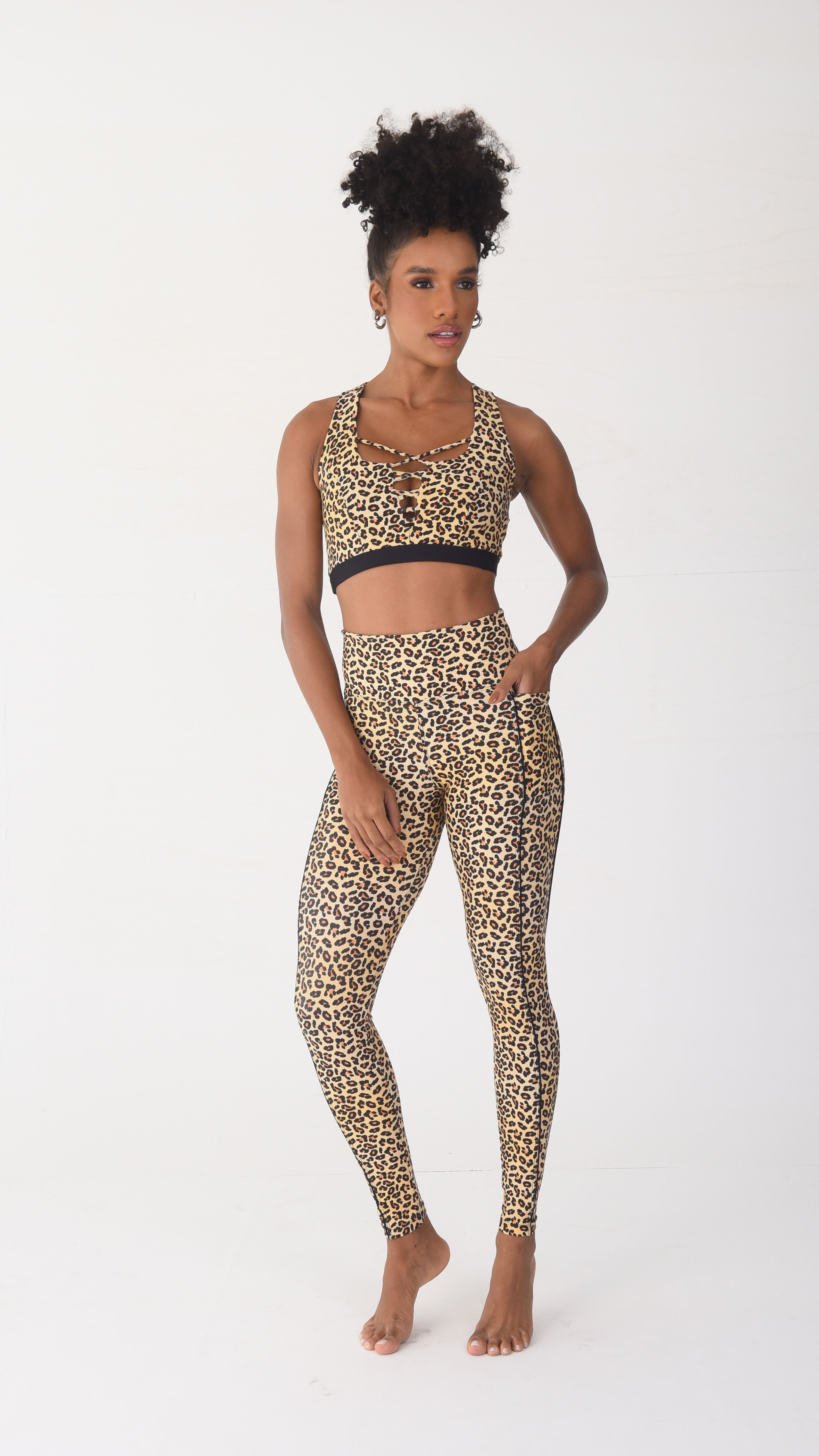 Cheetah Level Up Legging - Equilibrium Activewear