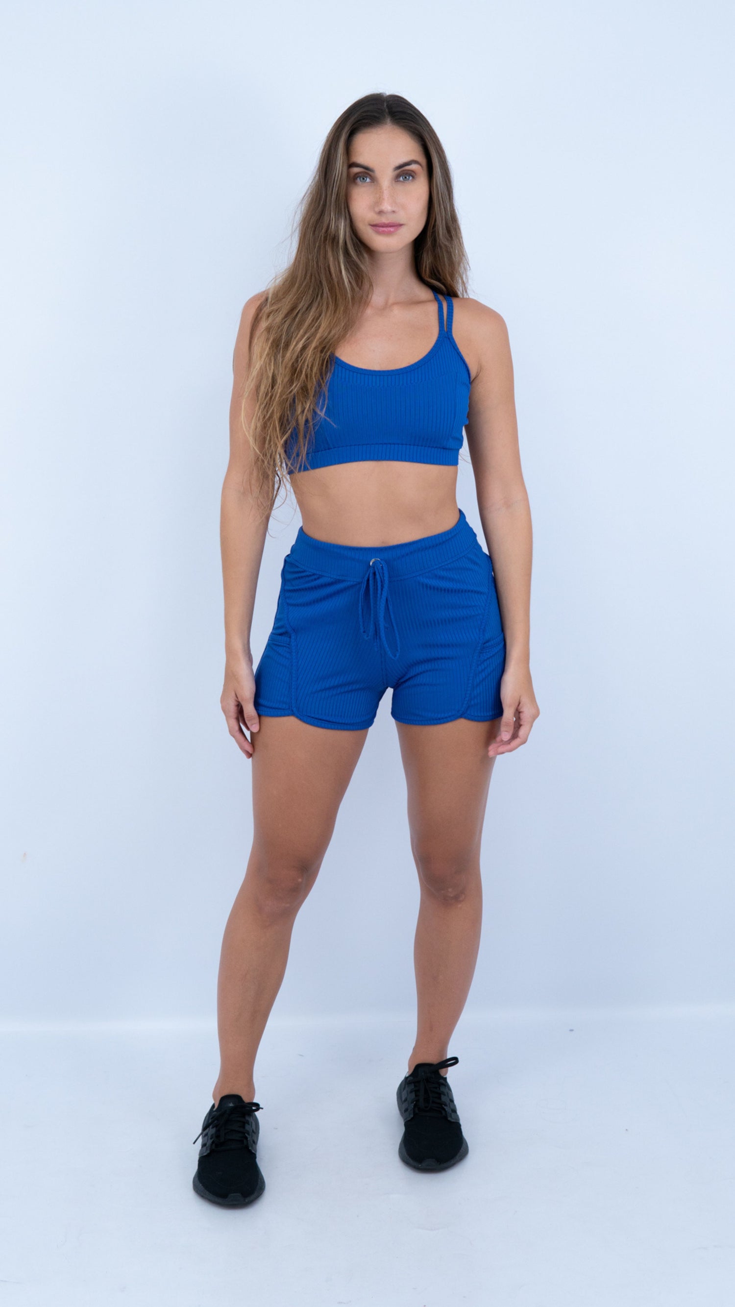 Royal Ribbed Tia Bra - Equilibrium Activewear