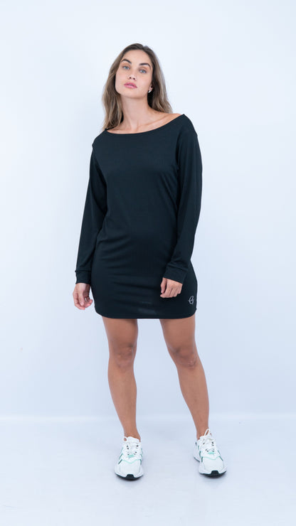 Navy print Dress/Short - Equilibrium Activewear