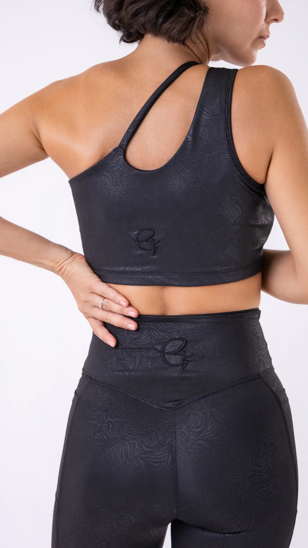 Black Texture Level Up Legging