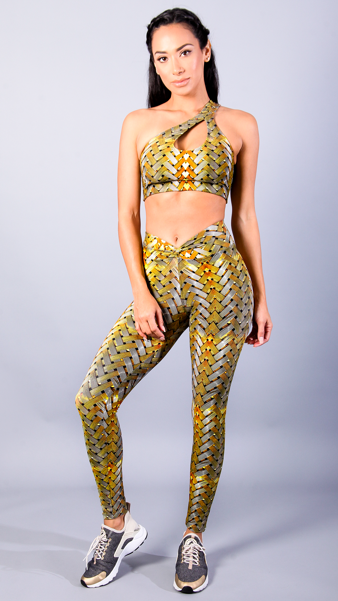 GOLD ISABELA BRA TOPS T435 - Equilibrium Activewear